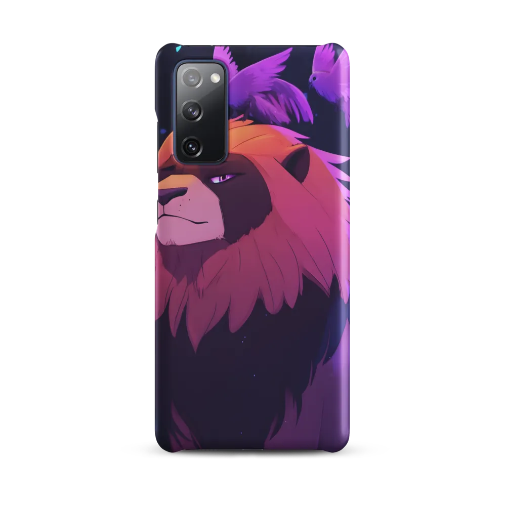 Regal Serenity: The Majestic Lion | Phone Case |  S20 FE | Snap Case | Matte