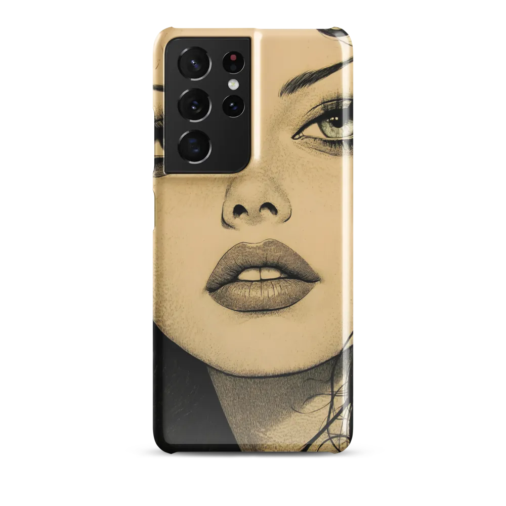 Enigmatic Gaze | Phone Case |  S21 Ultra | Snap Case | Glossy