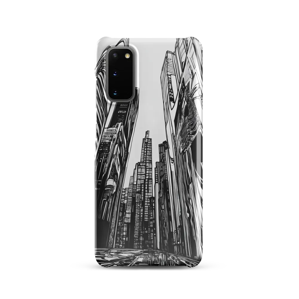 Urban Echoes: A Line Art Journey