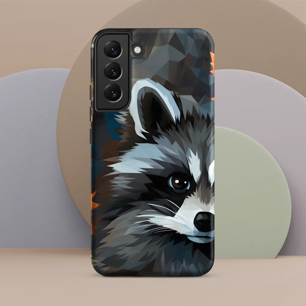 Whispers of Autumn: The Raccoon's Gaze