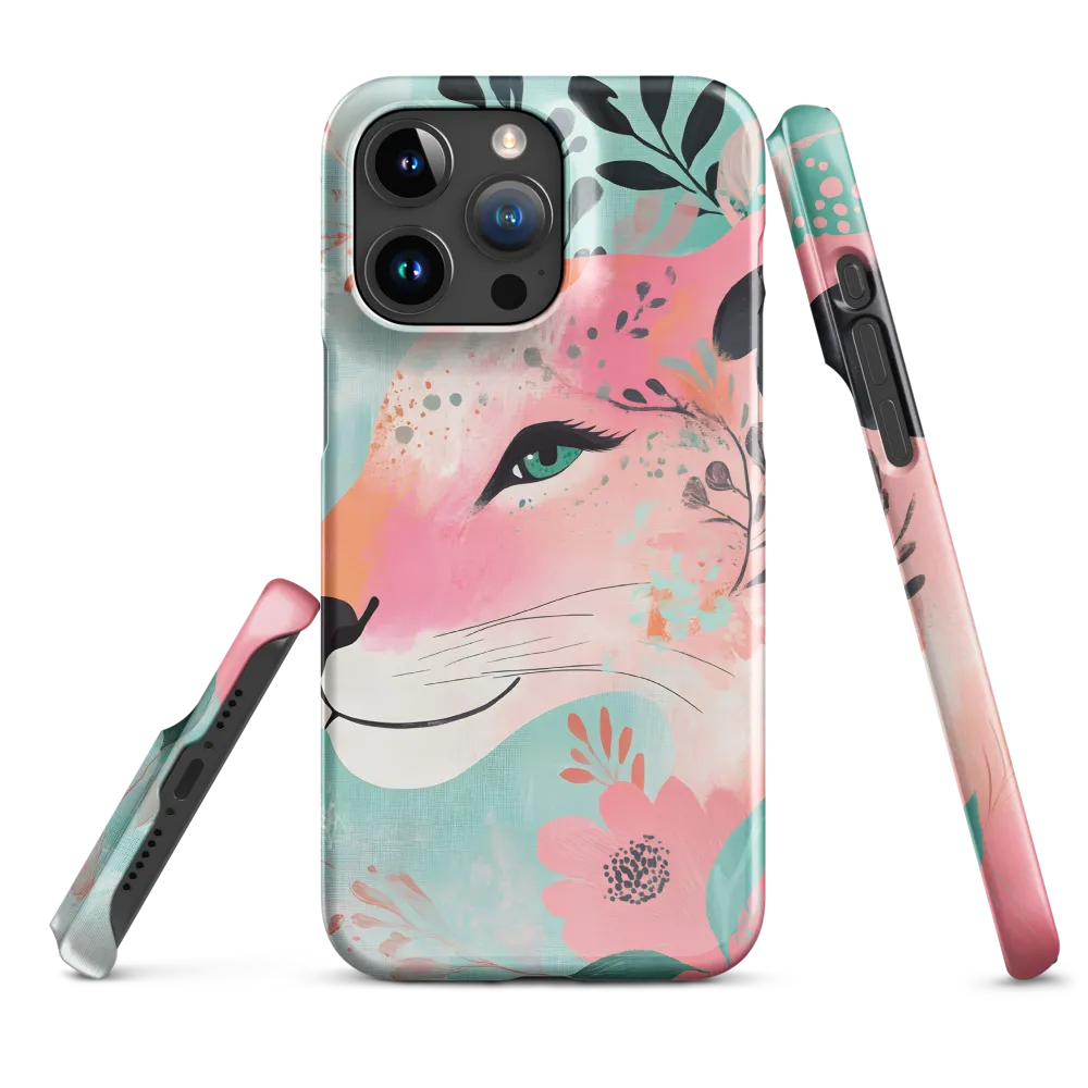 Whimsical Majesty: A Floral Lion