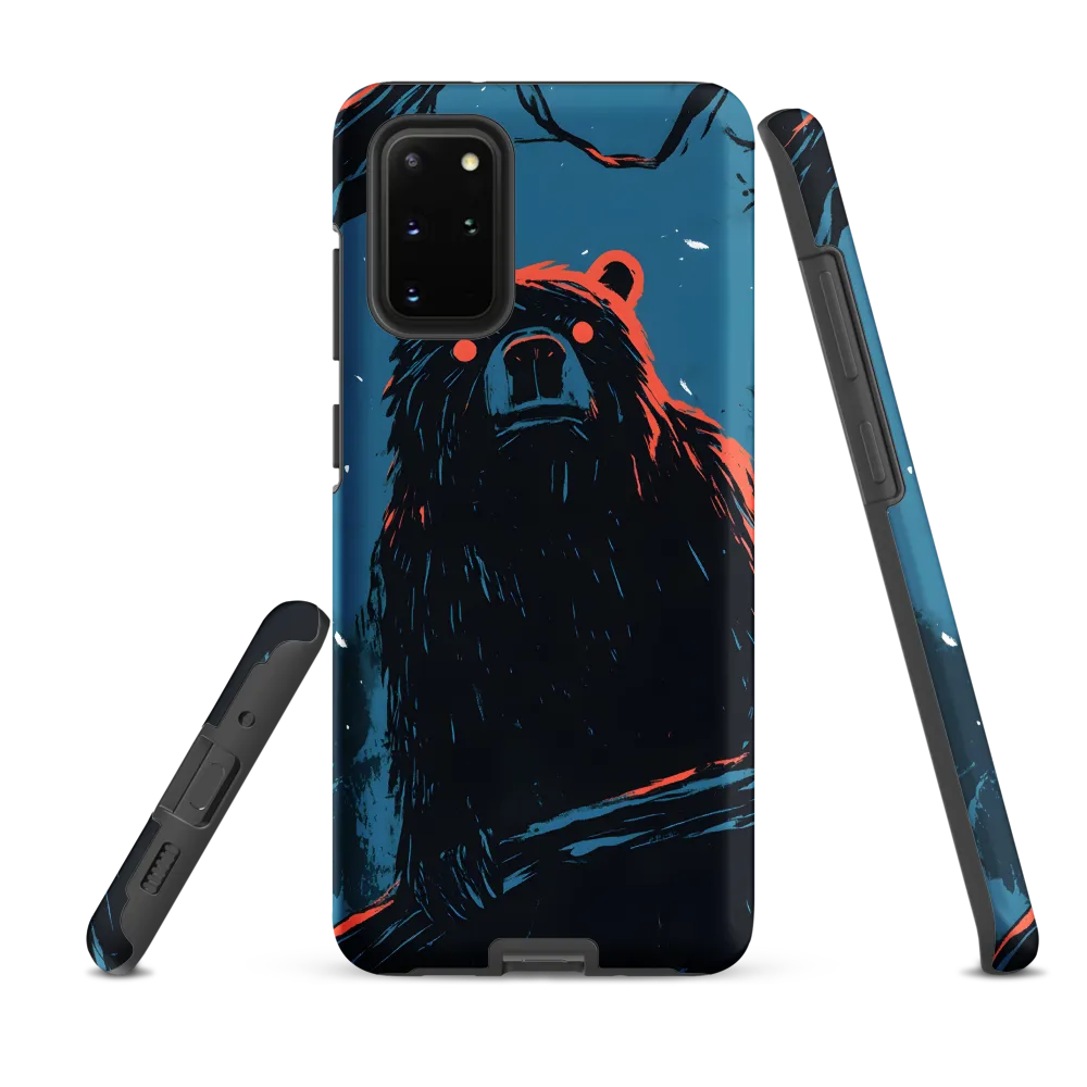 Eerie Majesty: A Bear in the Night