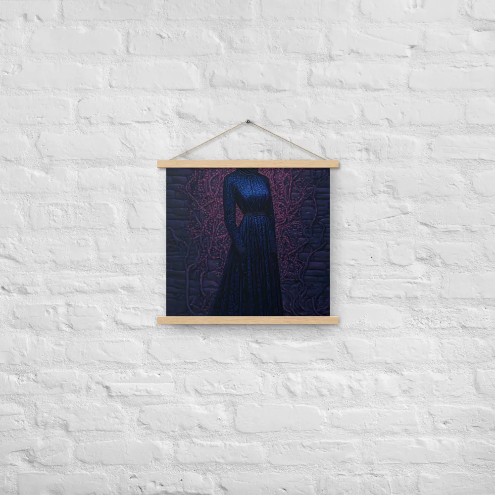 Veil of Enigma | Poster With Oak Wood Hanger | 18″×18″