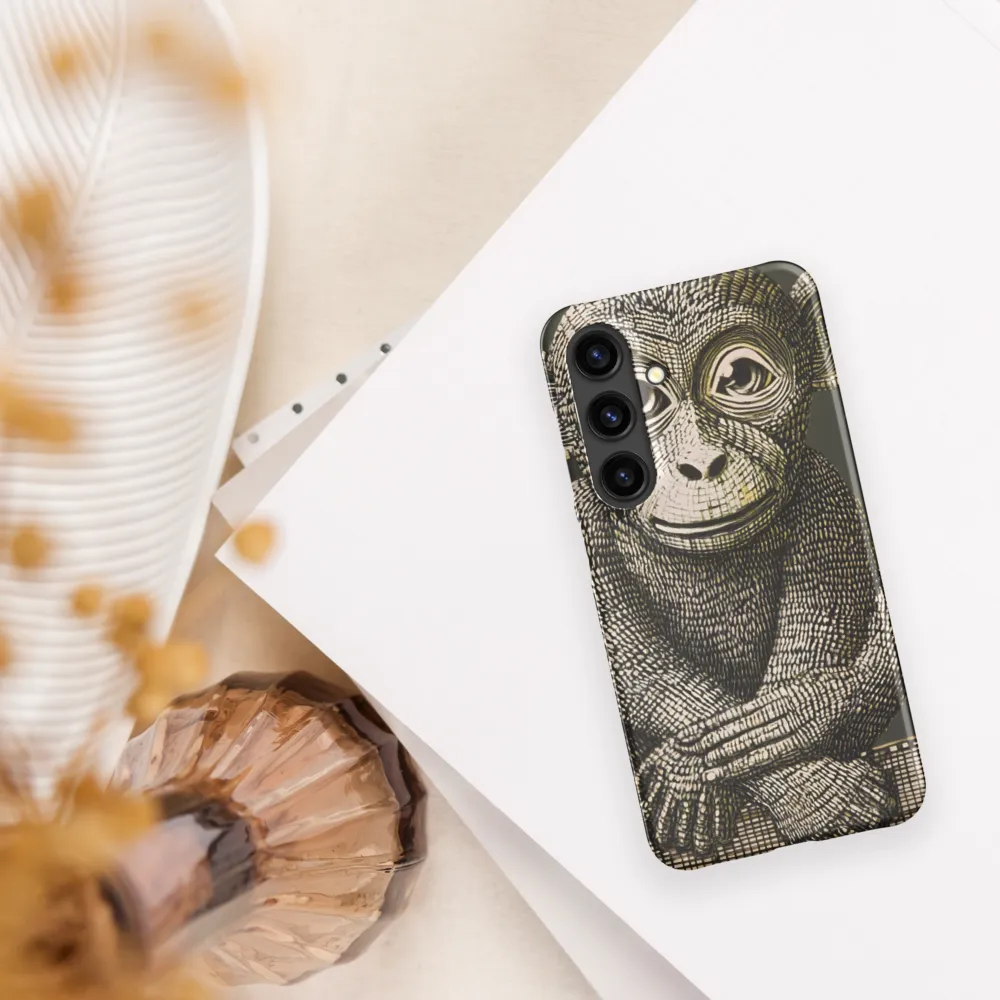 Intricate Primate Portrait