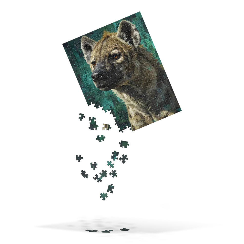 Watchful Hyena 
 Jigsaw Puzzle