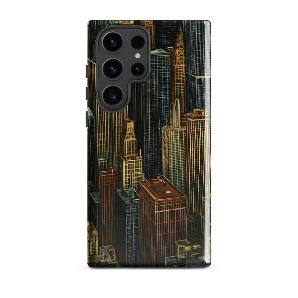 Urban Elegance: A Golden Cityscape