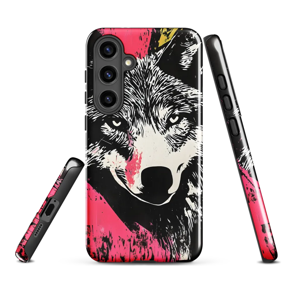 Intense Gaze of the Wolf