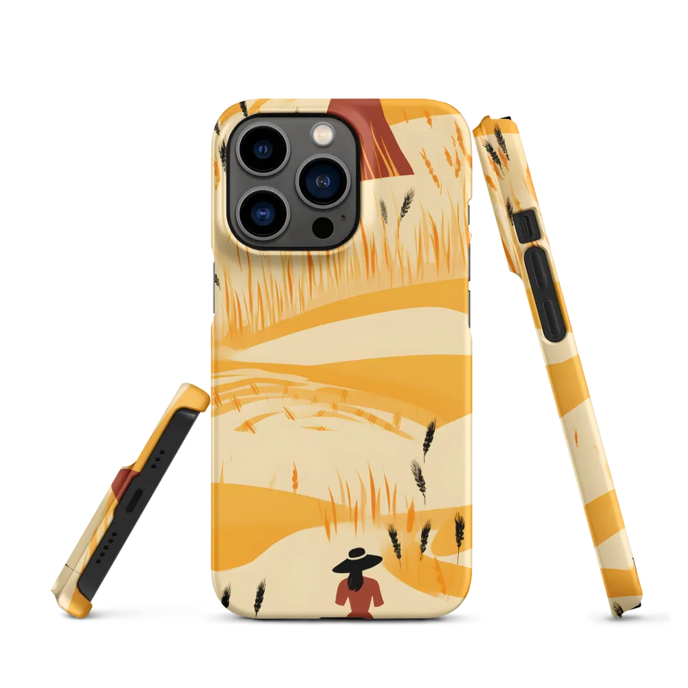 Embracing the Fields: A Floral Journey | Phone Case |  13 Pro | Snap Case | Matte
