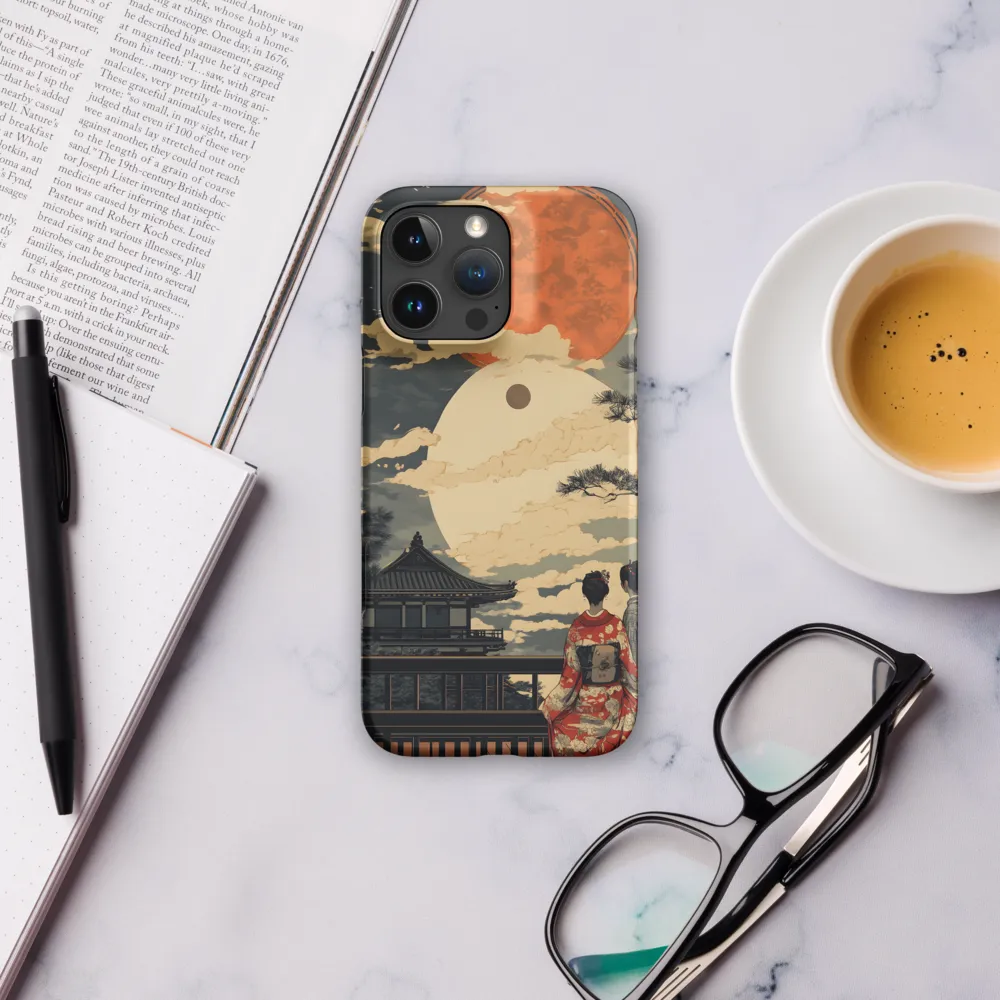 Under the Embrace of the Moon | Phone Case |  16 Pro Max | Snap Case | Matte