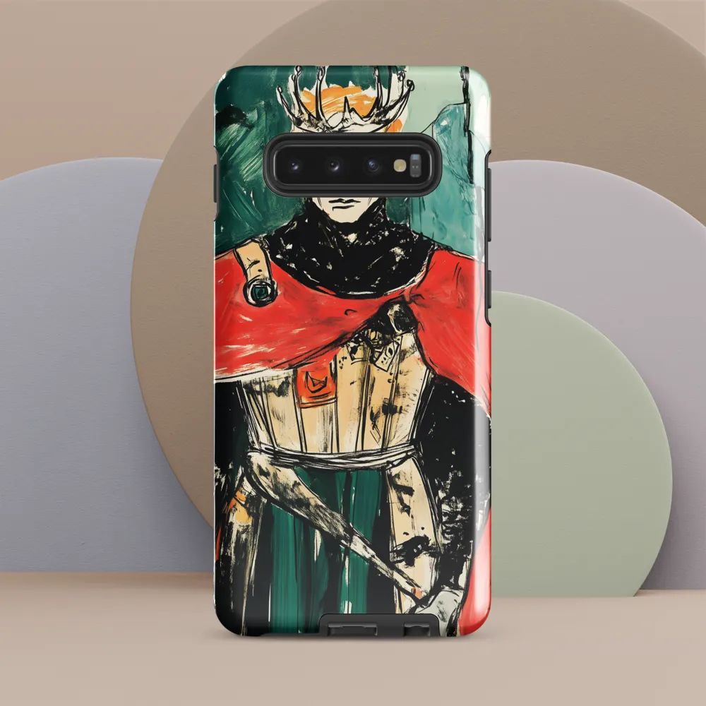 The Stoic Sovereign | Phone Case |  S10 Plus | Tough Case | Glossy