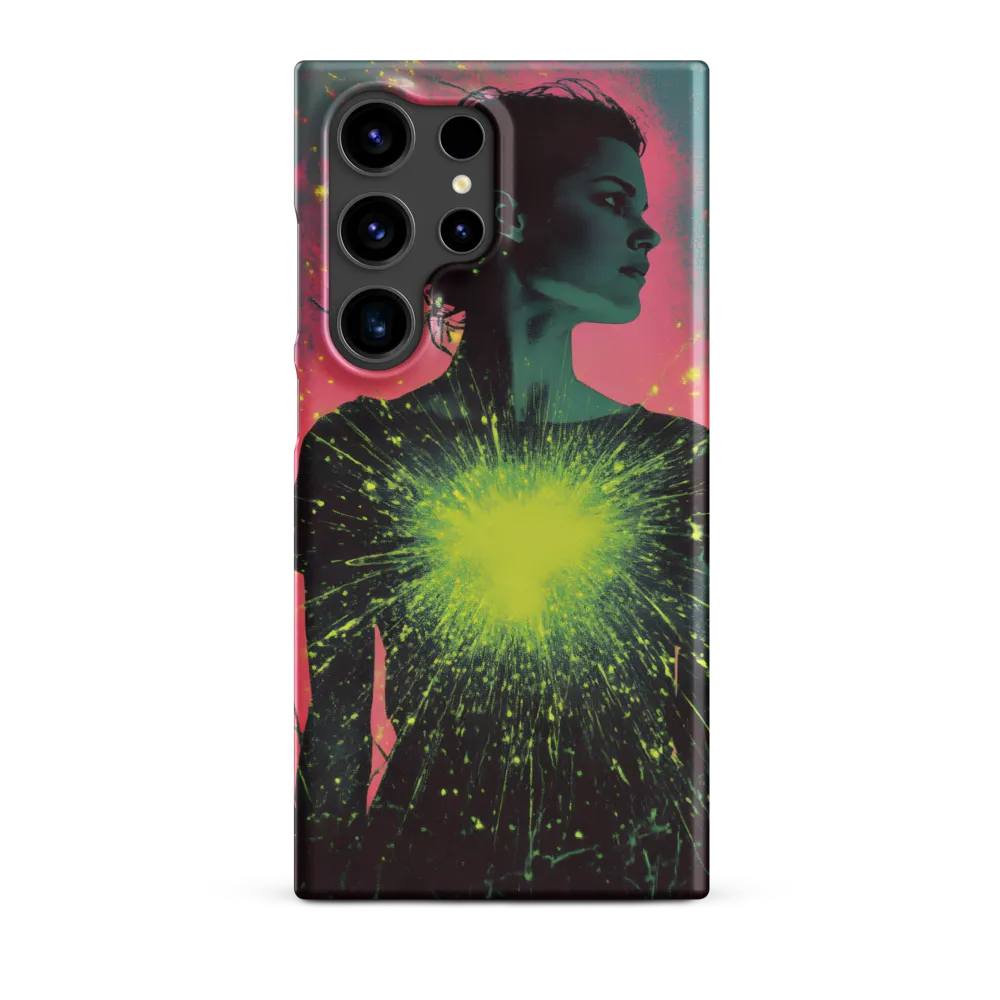 Cosmic Heart: A Surreal Portrait of Strength