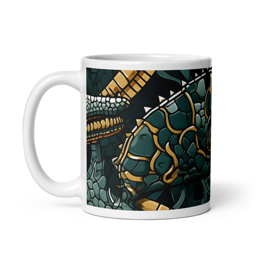 Lizards of Abstraction | Mug with White inside | 11 oz