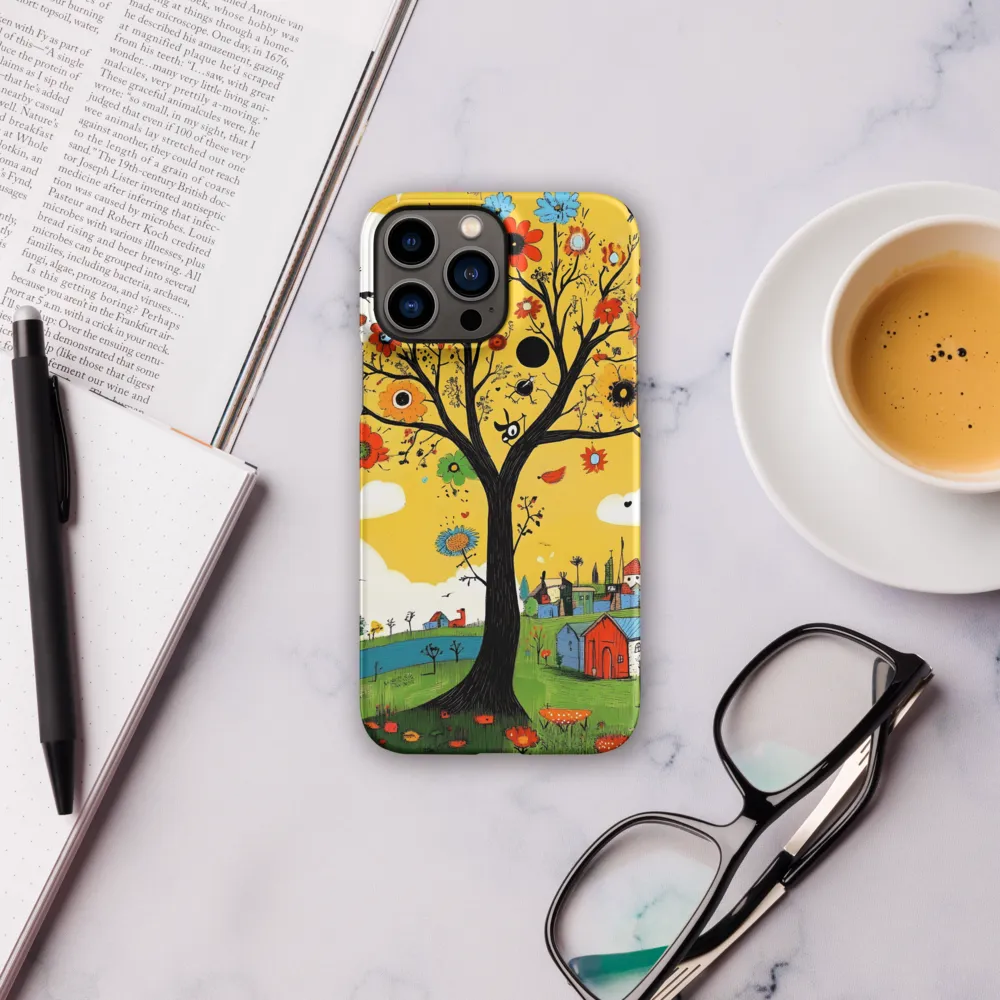 Whimsical Blooms of Life | Phone Case |  13 Pro Max | Snap Case | Matte