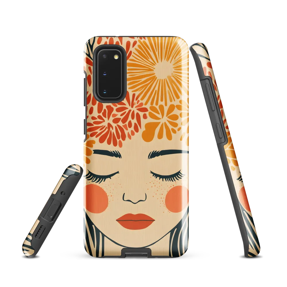 Serenity in Bloom | Phone Case |  S20 | Tough Case | Glossy