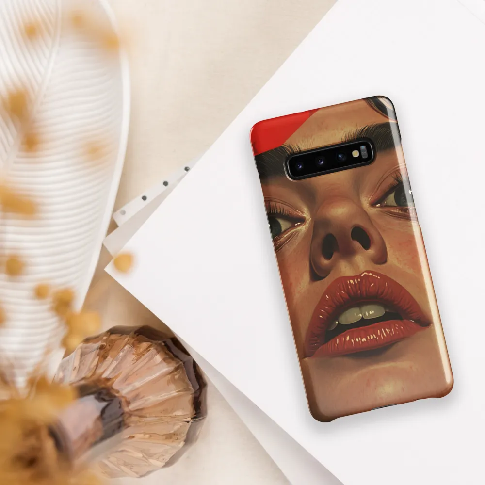 Intense Gaze | Phone Case |  S10 Plus | Snap Case | Glossy