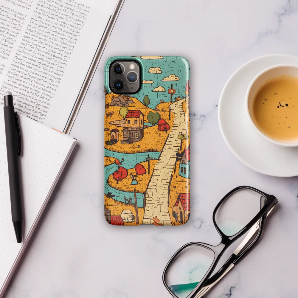 Whimsical Village Landscape | Phone Case |  11 Pro Max | Snap Case | Glossy