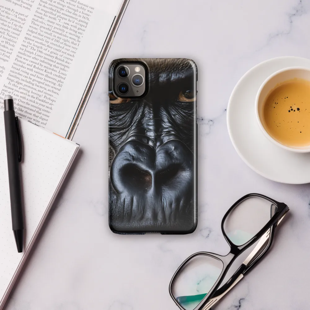 Gaze of the Wild: A Gorilla's Portrait | Phone Case |  11 Pro Max | Snap Case | Glossy