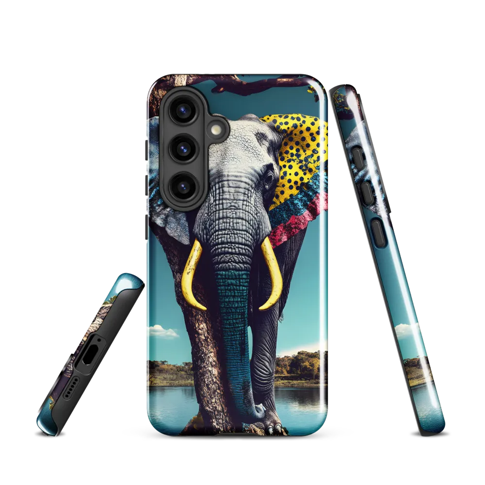 Playful Elegance: The Surreal Elephant