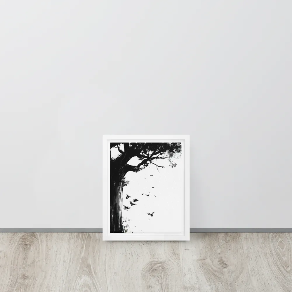 Whispers of Nature | Canvas with White Frame | 8″×10″