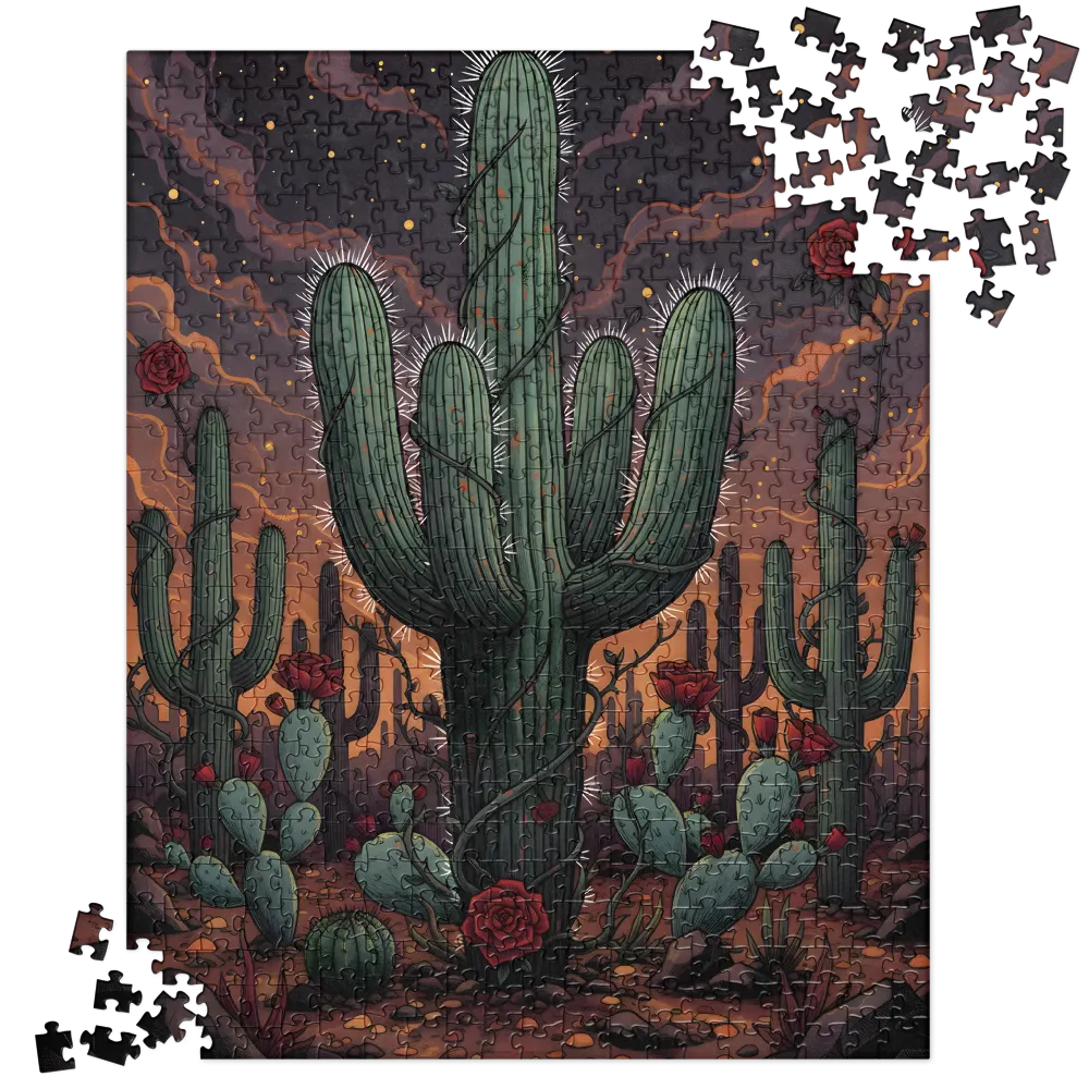 Desert Night Bloom 
 Jigsaw Puzzle