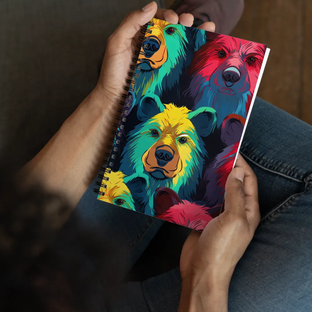 The Colorful Essence of Bears | Spiral Notebook