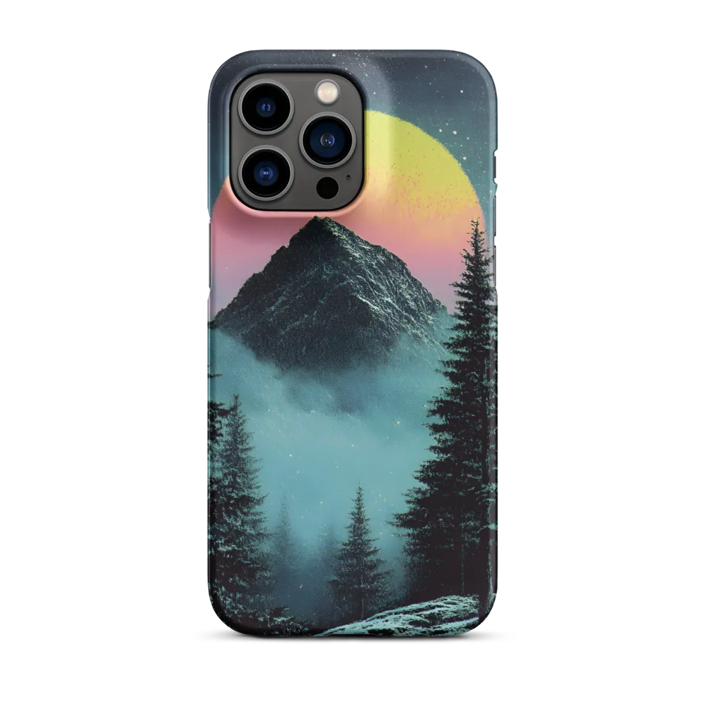 Ethereal Peaks Under Celestial Lights