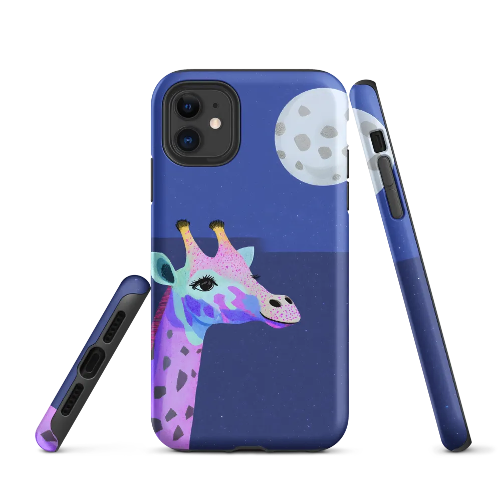 Whimsical Giraffe Under the Stars