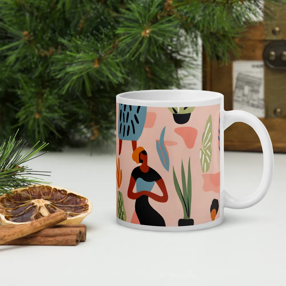 Harmony of Nature and Femininity | Mugs | Multiple Sizes & Colors