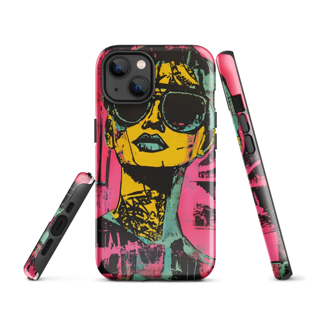 Confident Portrait in Neon Colors