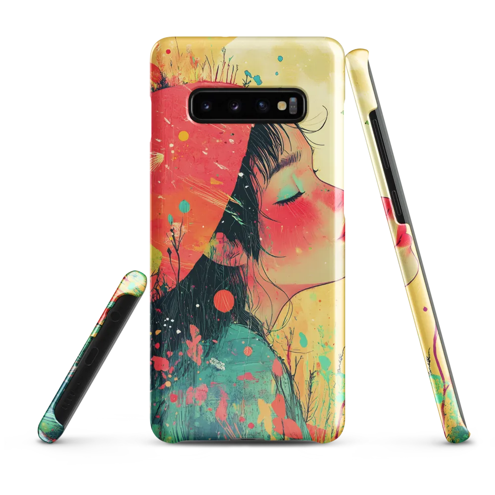 Whispers of Nature: A Dreamy Portrait | Phone Case |  S10 Plus | Snap Case | Glossy