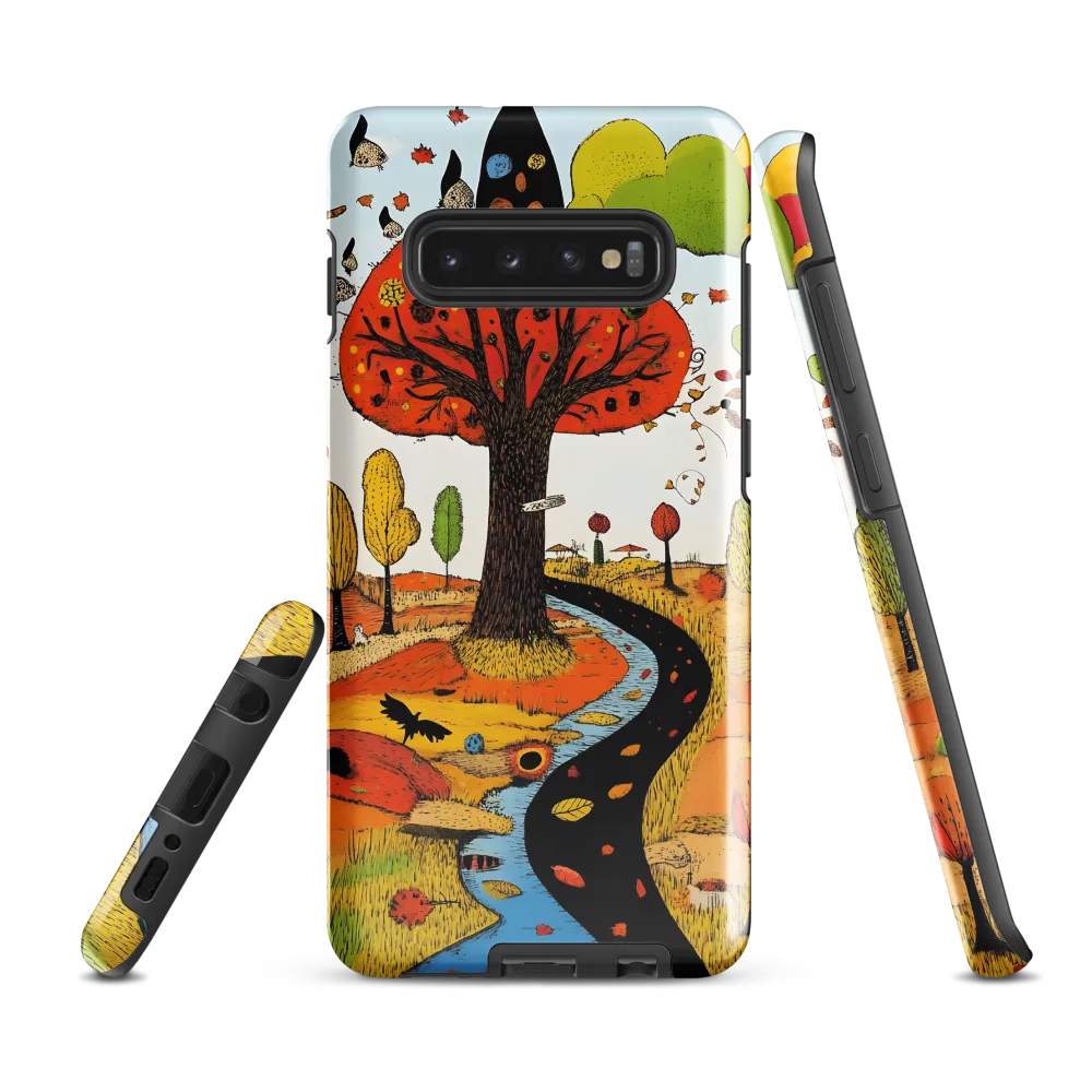 Whimsical Autumn Journey | Phone Case |  S10 Plus | Tough Case | Glossy