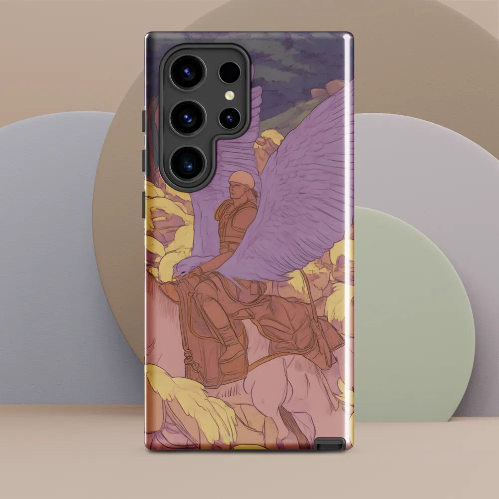 The Winged Guardian | Phone Case |  S24 Ultra | Tough Case | Glossy