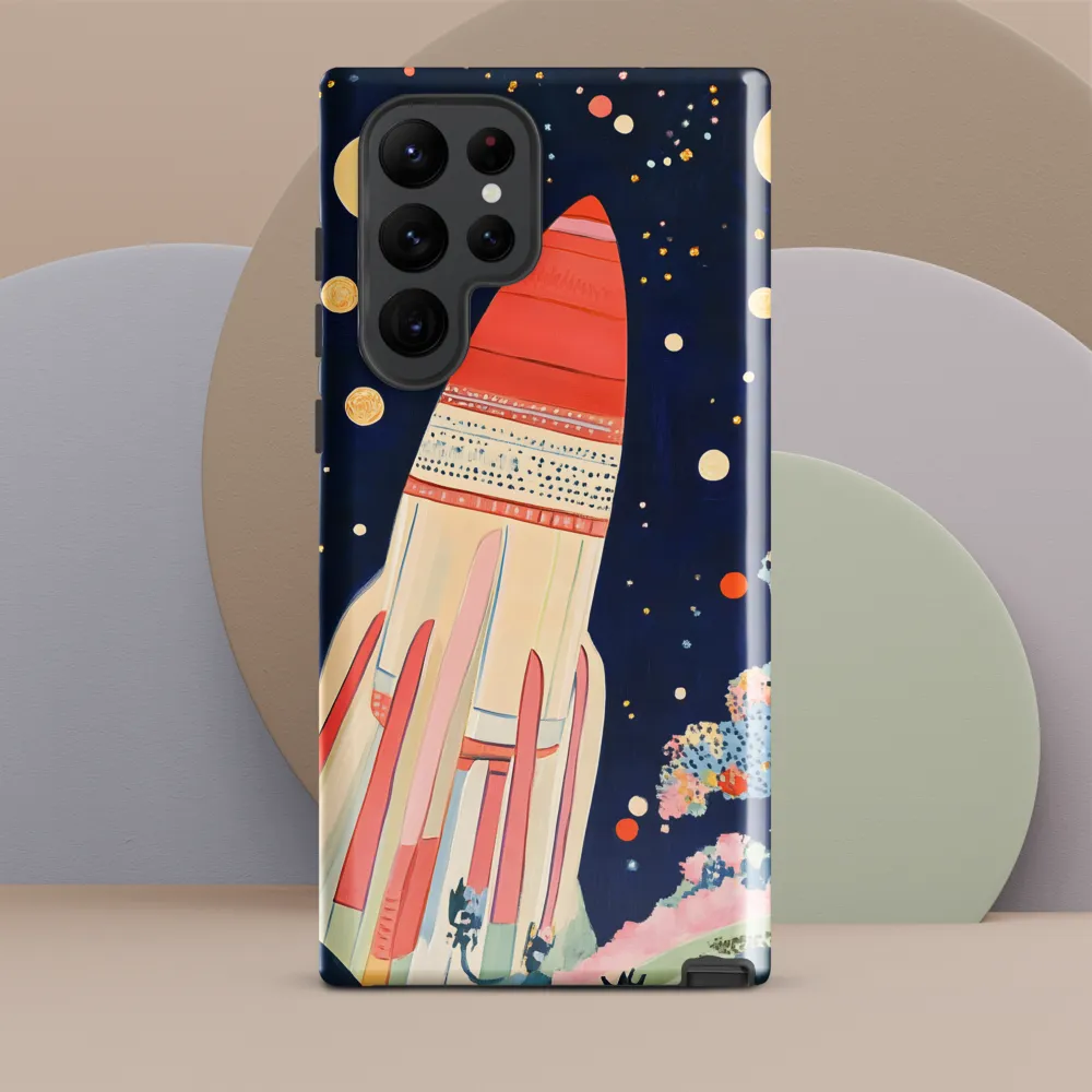 Cosmic Dreams: The Rocket's Journey
