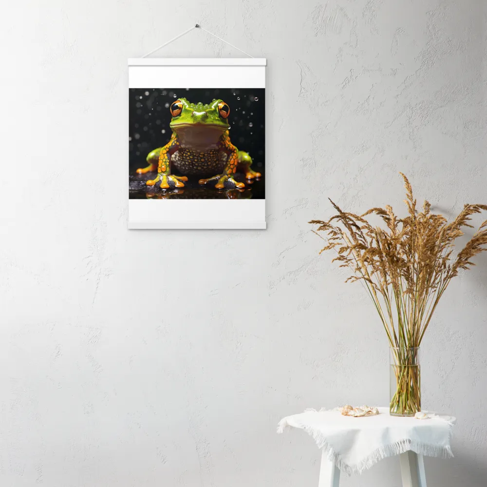 Emerald Elegance: The Frog in Focus