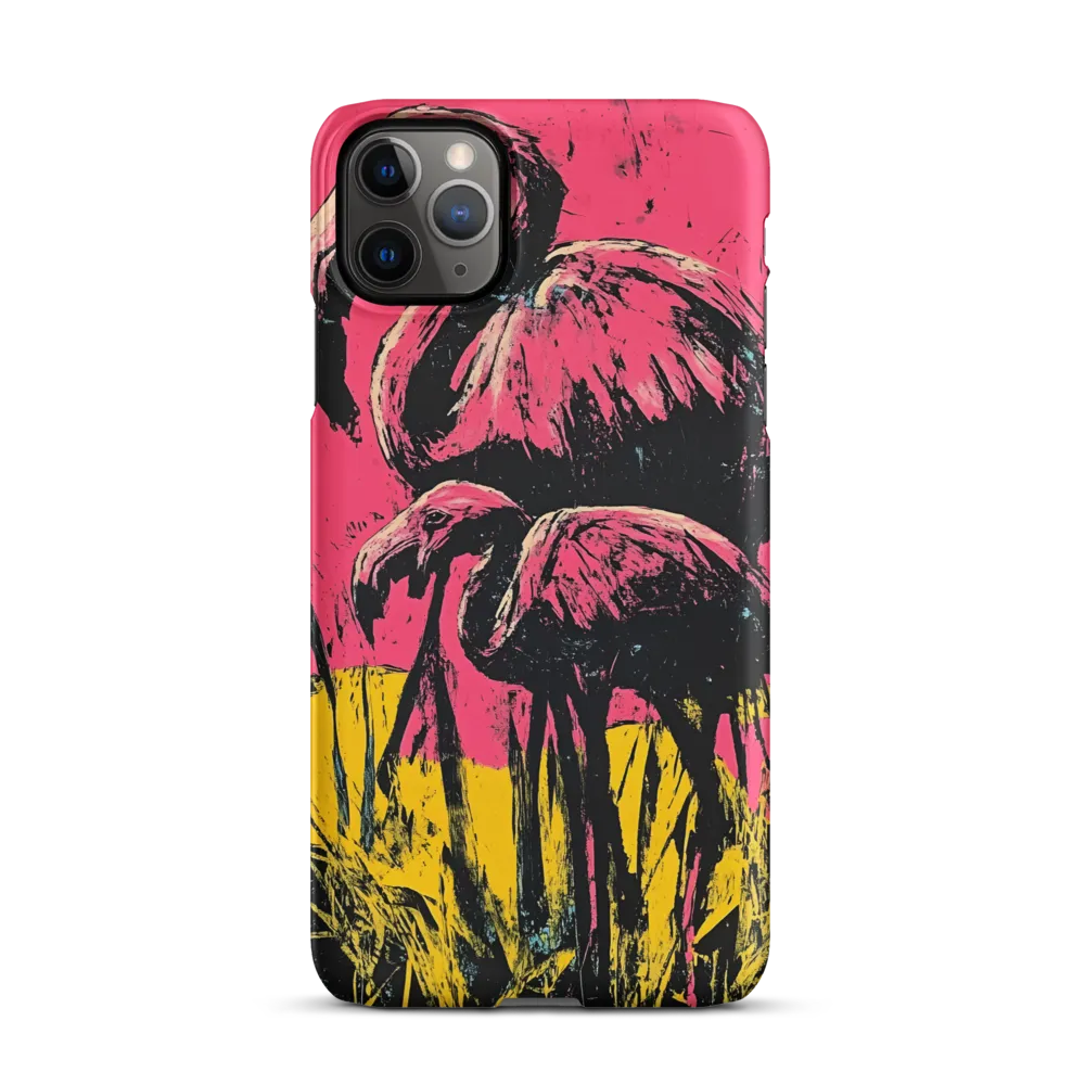 Flamingo Duet: A Pop Art Expression