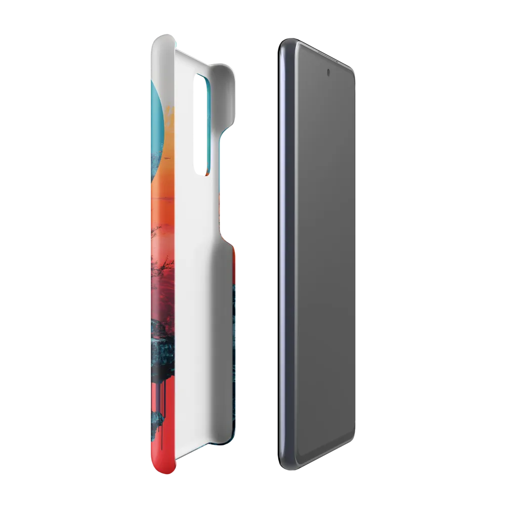 Ethereal Landscapes: A Dance of Color and Form | Phone Case |  S20 FE | Snap Case | Glossy