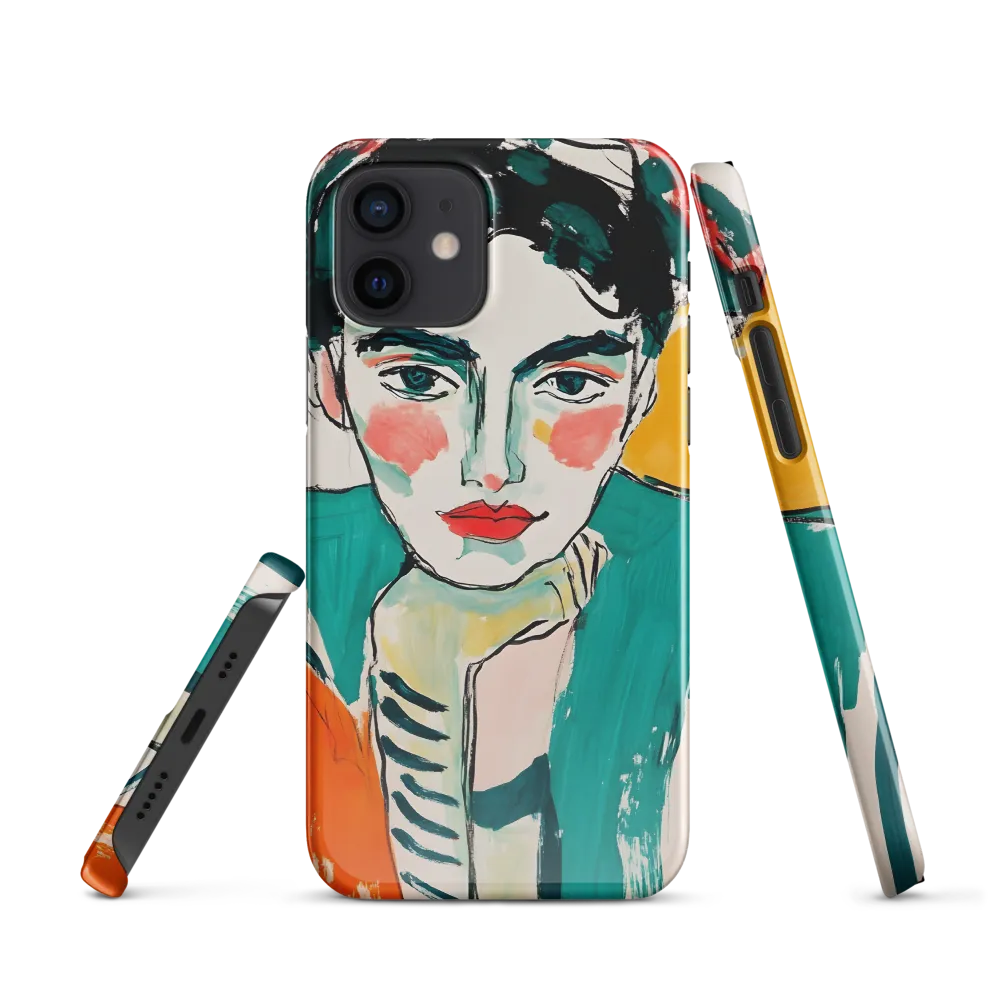 Contemplative Portrait in Bold Hues