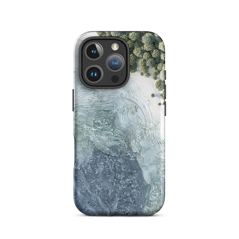 Serenity of Shorelines | Phone Case |  16 Pro | MagSafe® Tough Case | Matte