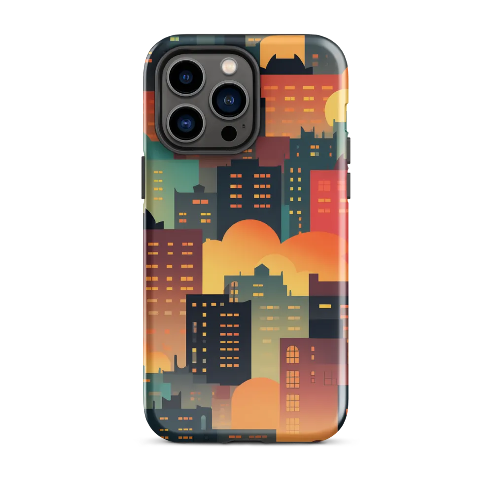 Twilight in the Concrete Jungle | Phone Case |  14 Pro Max | Tough Case | Glossy