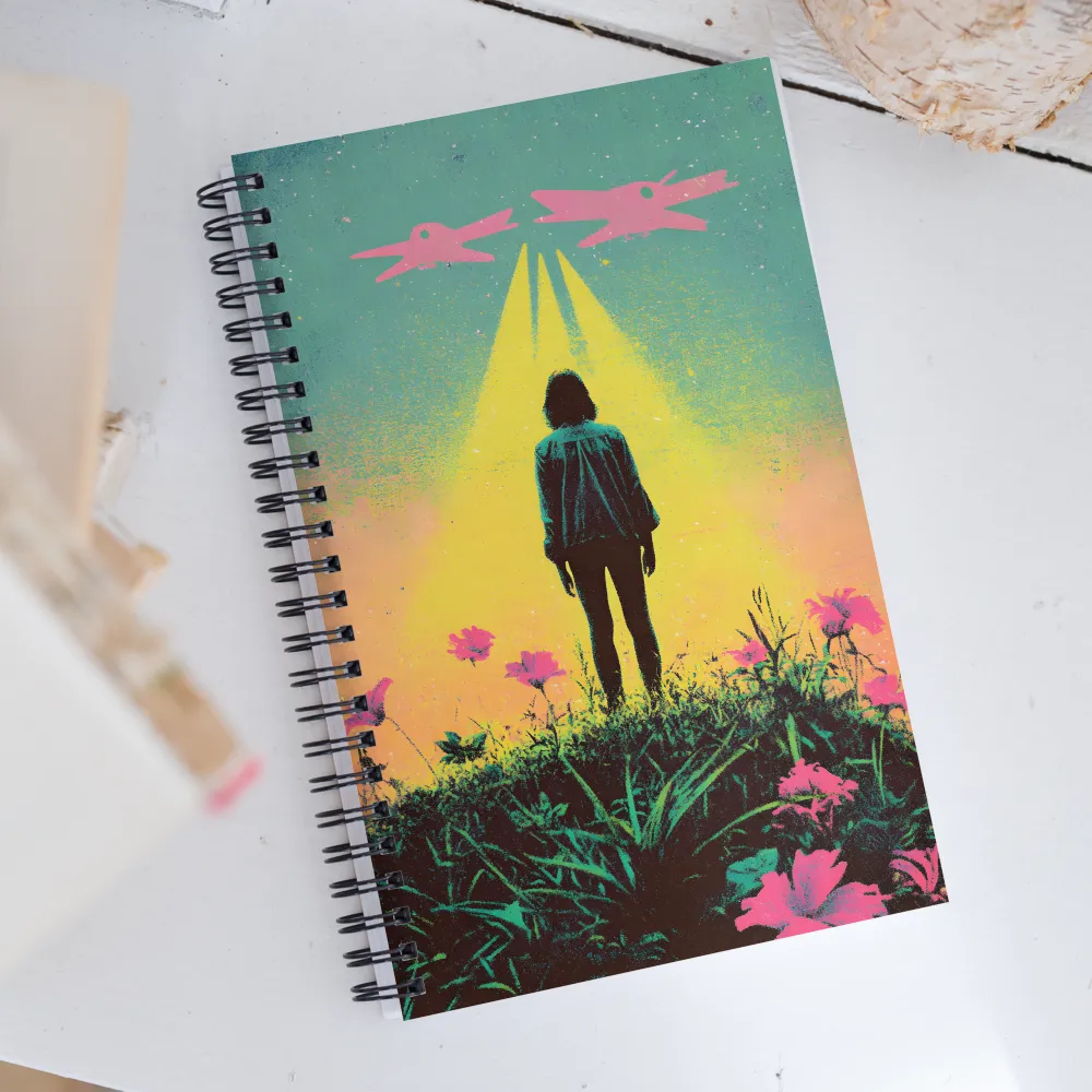 Awakening in a Surreal Landscape | Spiral Notebook