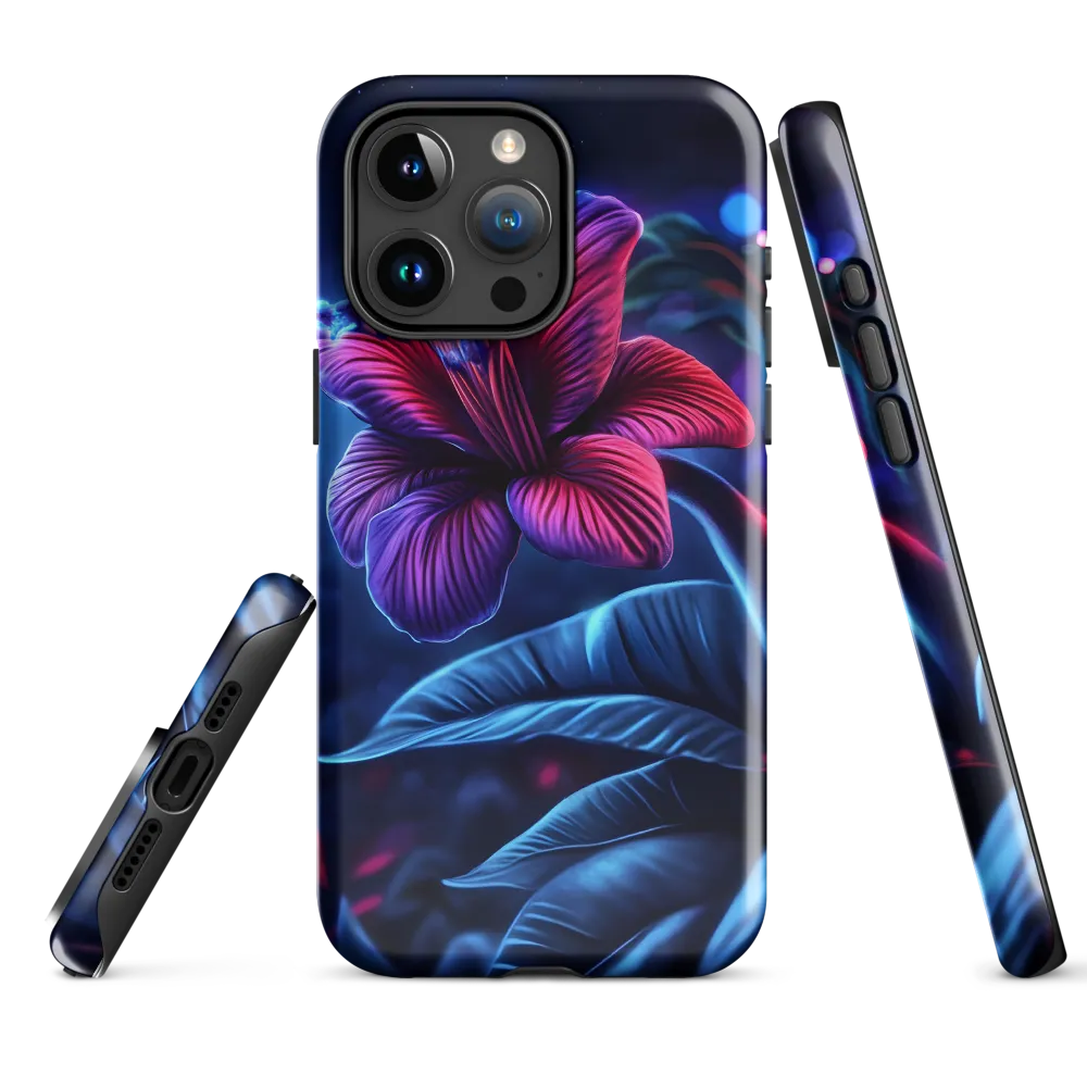 Illuminated Serenity: The Surreal Blossom
