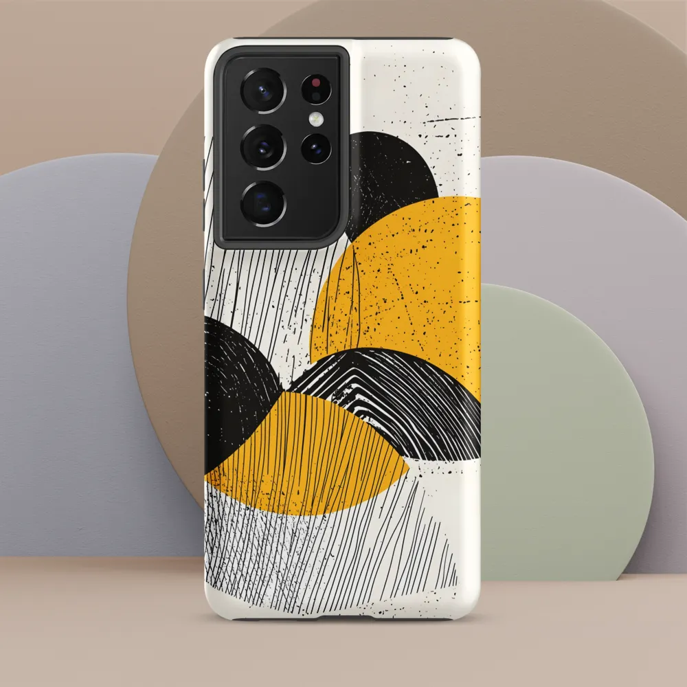 Dynamic Harmony in Black and Yellow