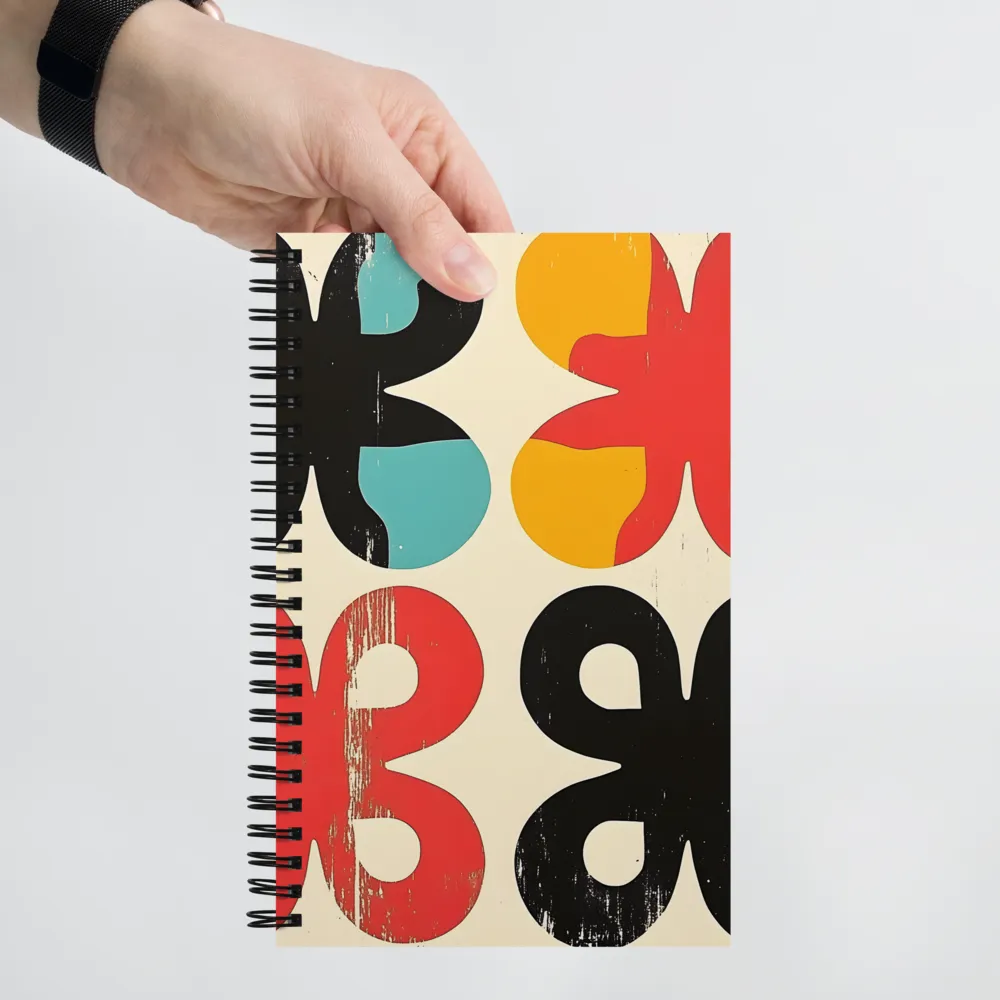 Geometric Playfulness | Spiral Notebook