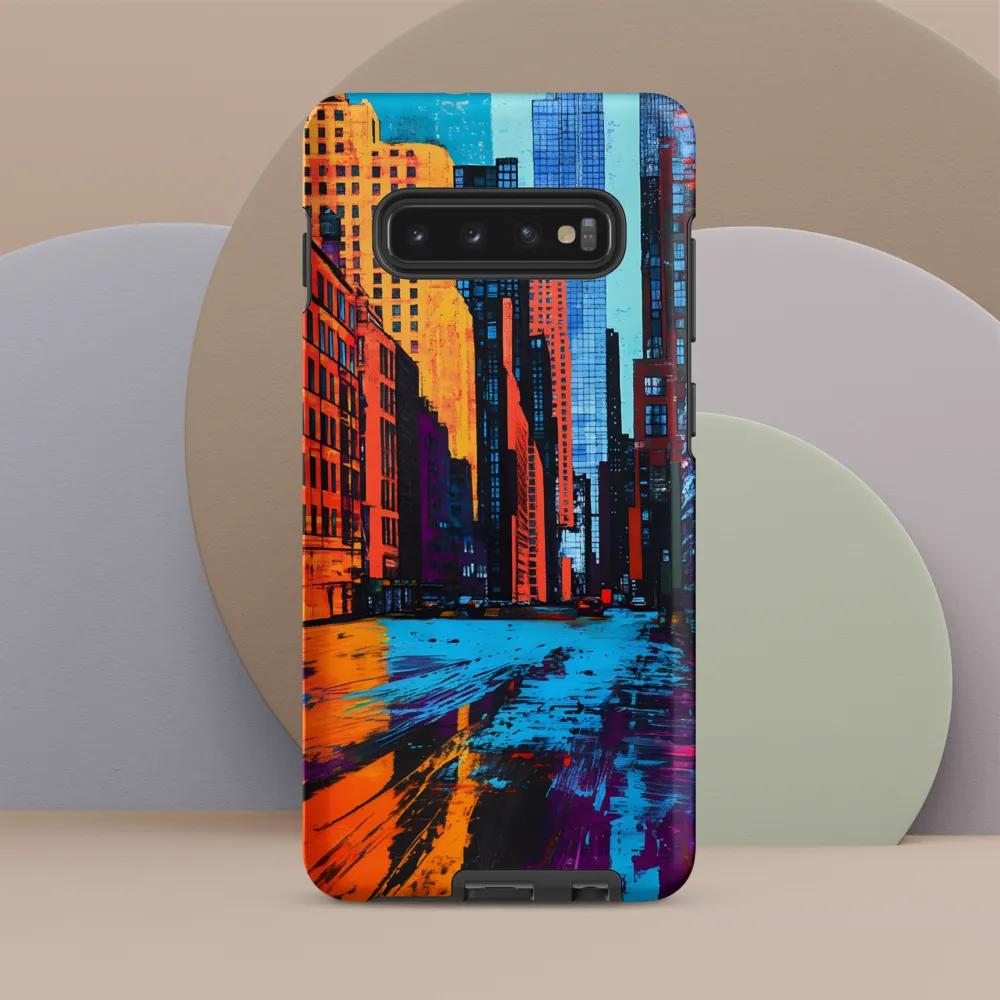 Vibrant Urban Horizons | Phone Case |  S10 Plus | Tough Case | Matte