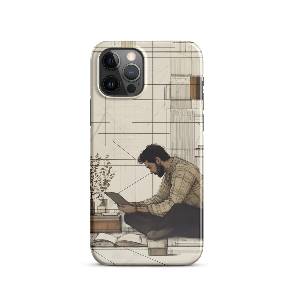 Quiet Reflections in Line | Phone Case |  12 Pro | Snap Case | Glossy
