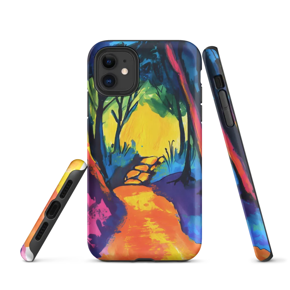Path Through a Vibrant Forest