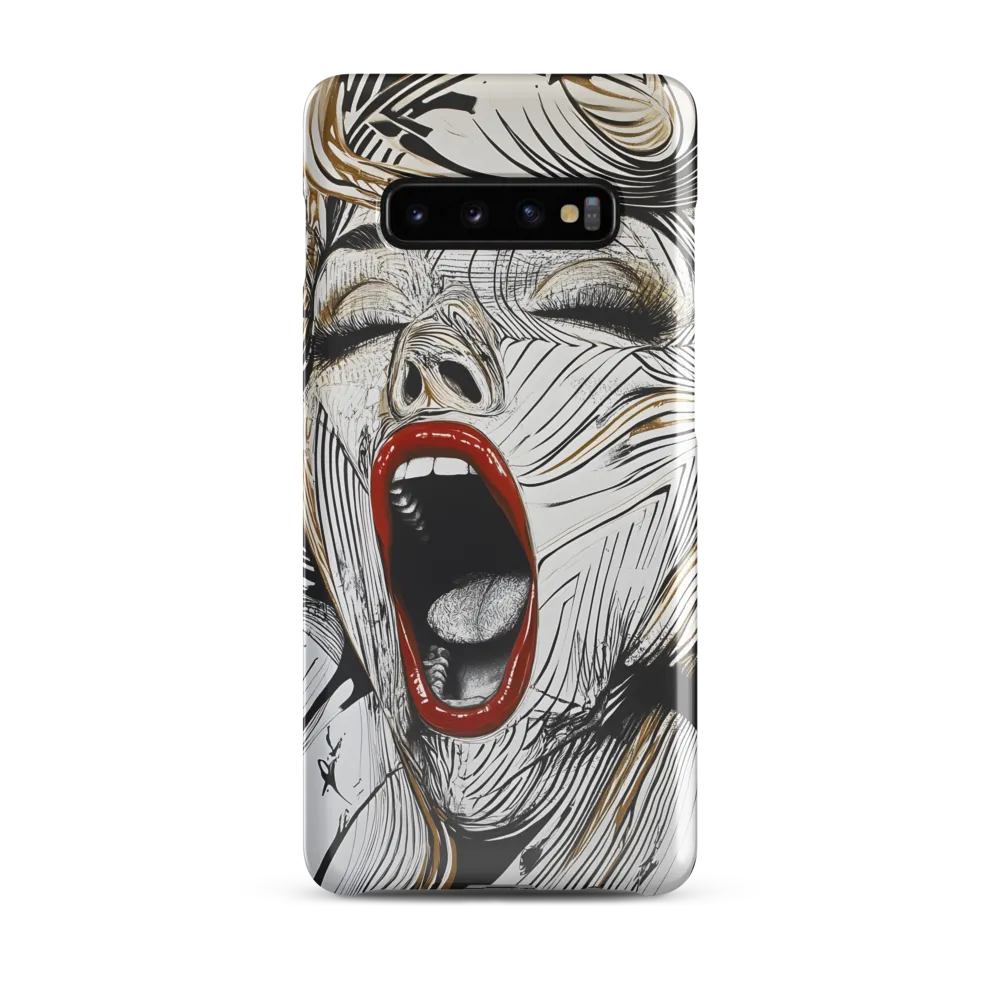 The anguished scream | Phone Case |  S10 Plus | Snap Case | Glossy