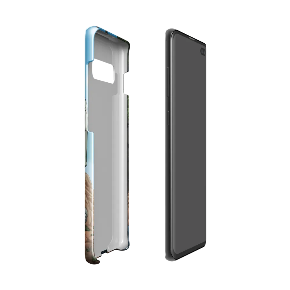 The Descent into Technological Abyss | Phone Case |  S10 | Snap Case | Glossy