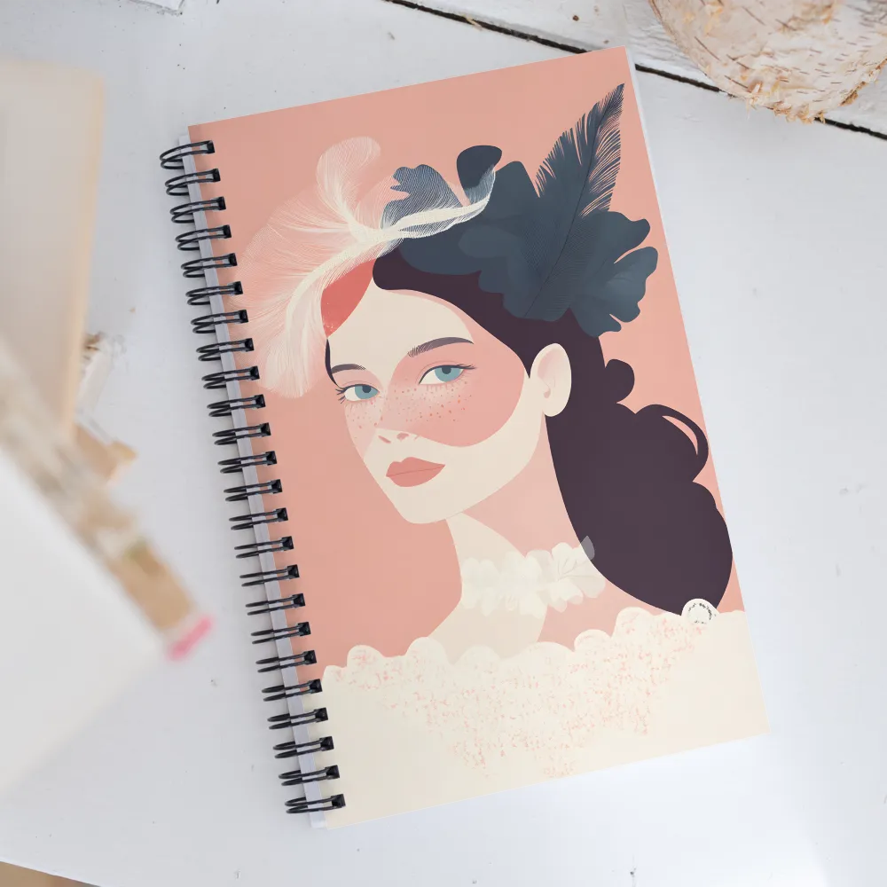 Elegance in Pink | Spiral Notebook