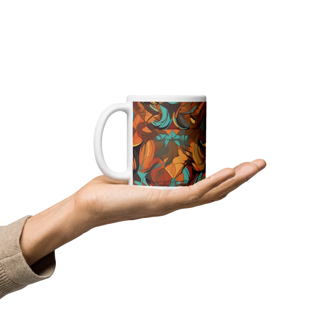 Fierce Royalty: A Geometric Exploration of Lions | Mugs | Multiple Sizes & Colors